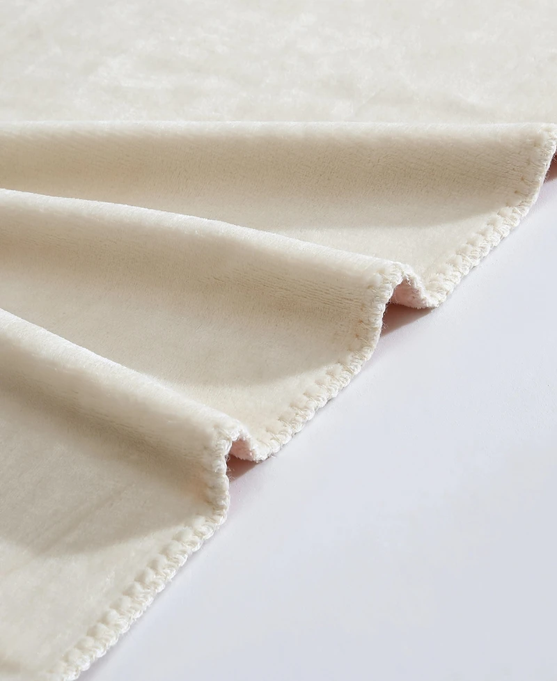 Calvin Klein Modern Solid Reversible Throw, 70" X 50"