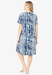 Dreams & Co. Women's Reversible Gauze Lounger