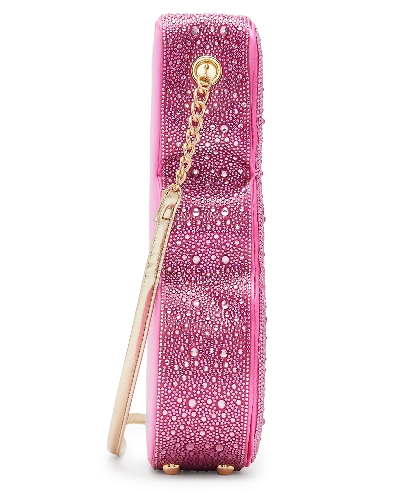 Betsey Johnson Rhinestone Peeps Small Crossbody Bag