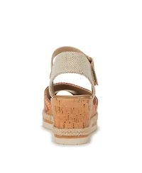 Baretraps Women's Acadia Peep Toe Wedge Sandals