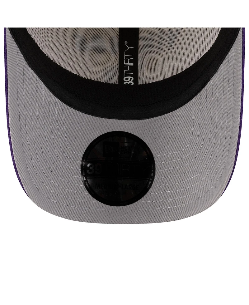 New Era Men's Cream/Purple Minnesota Vikings 2025 Nfl Draft 39THIRTY Flex Hat