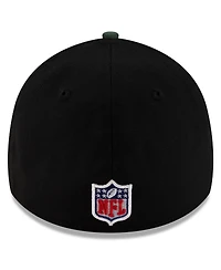 New Era Men's Black/Green Green Bay Packers 2025 Nfl Draft 39THIRTY Flex Hat