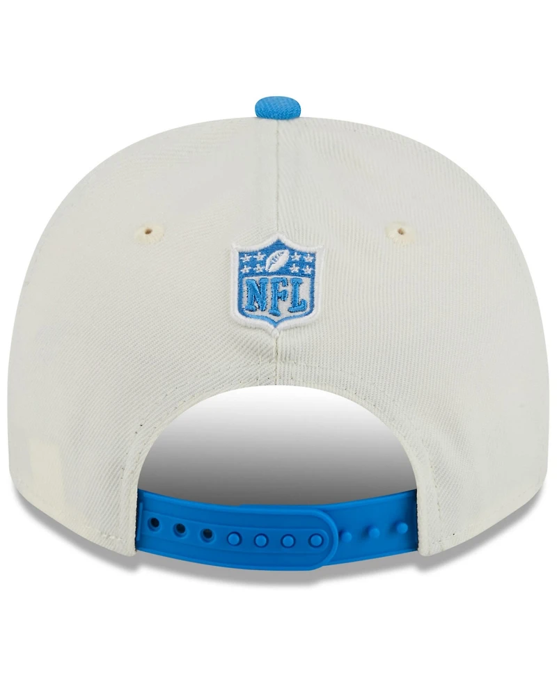 New Era Men's Cream/Blue Detroit Lions 2025 Nfl Draft A-Frame 9FIFTY Snapback Hat
