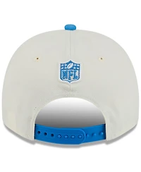New Era Men's Cream/Blue Detroit Lions 2025 Nfl Draft A-Frame 9FIFTY Snapback Hat