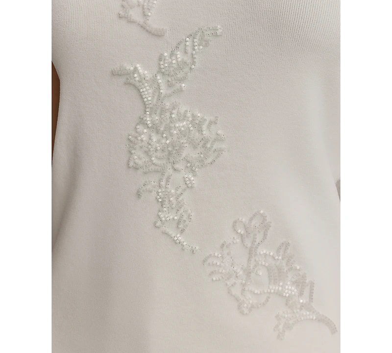 Donna Karan New York Women's Sleeveless Embellished Top