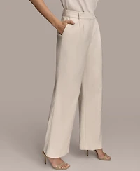 Donna Karan New York Women's Pleated Wide-Leg Pants