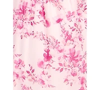 Trixxi Juniors' Printed Twist-Front Midi Dress