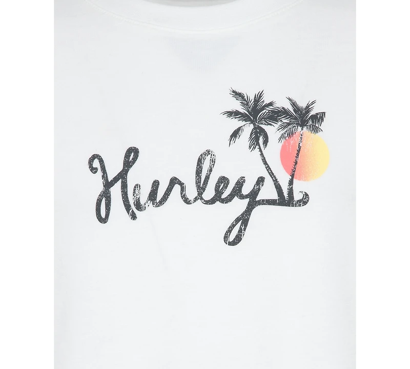 Hurley Big Girls Sunshine Coast Graphic Boxy T-Shirt