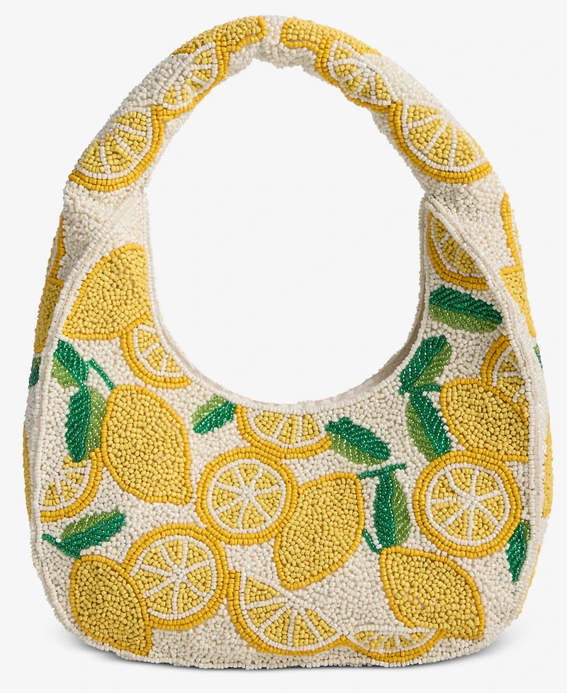 On 34th Hand Beaded Hobo Bag