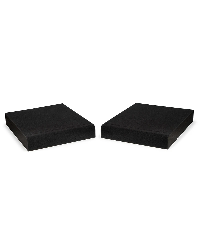 Fluance High Density Acoustic Foam Isolation Pads for Bookshelf Speakers and Studio Monitors, 10" x 7.5", Improved Sound, Vibration Damping, Multiple