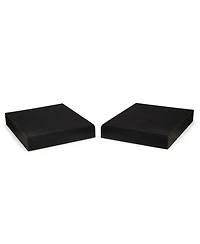 Fluance High Density Acoustic Foam Isolation Pads for Bookshelf Speakers and Studio Monitors, 10" x 7.5", Improved Sound, Vibration Damping, Multiple