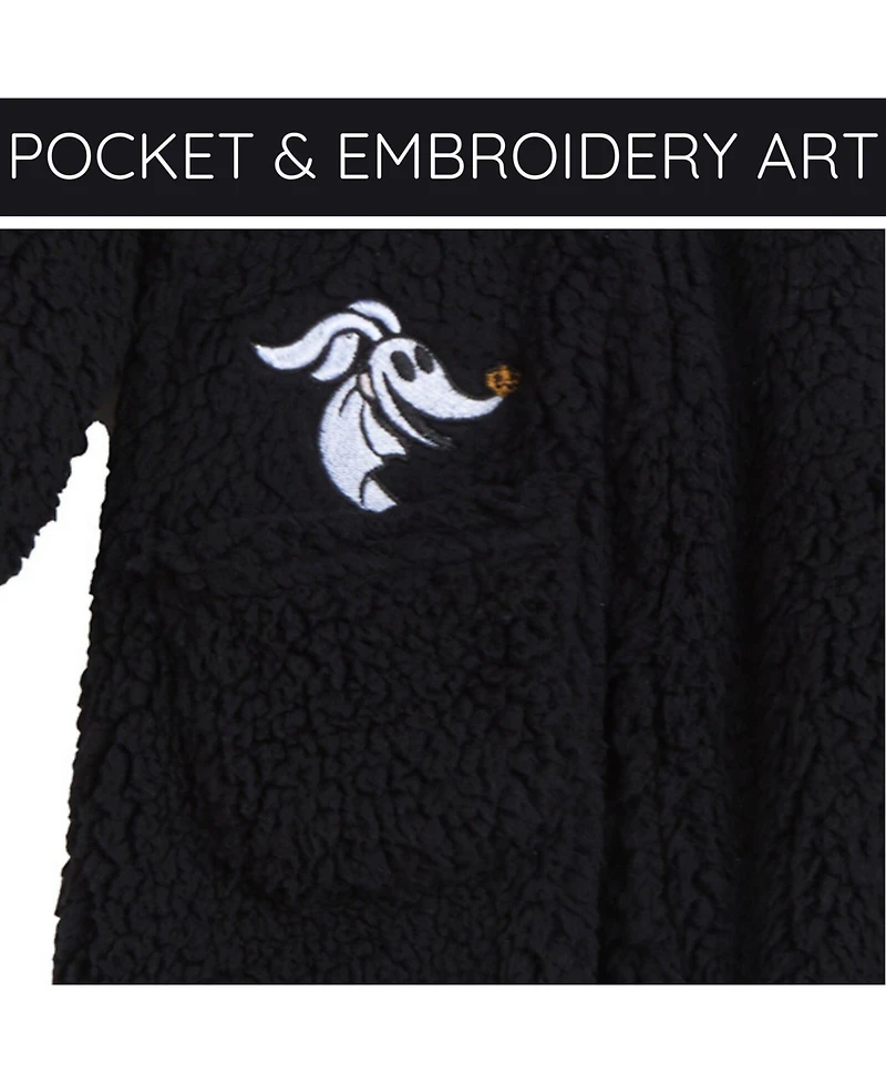 Nightmare Before Christmas Baby Boys Zip Up Cosplay Coverall Cozy Sherpa