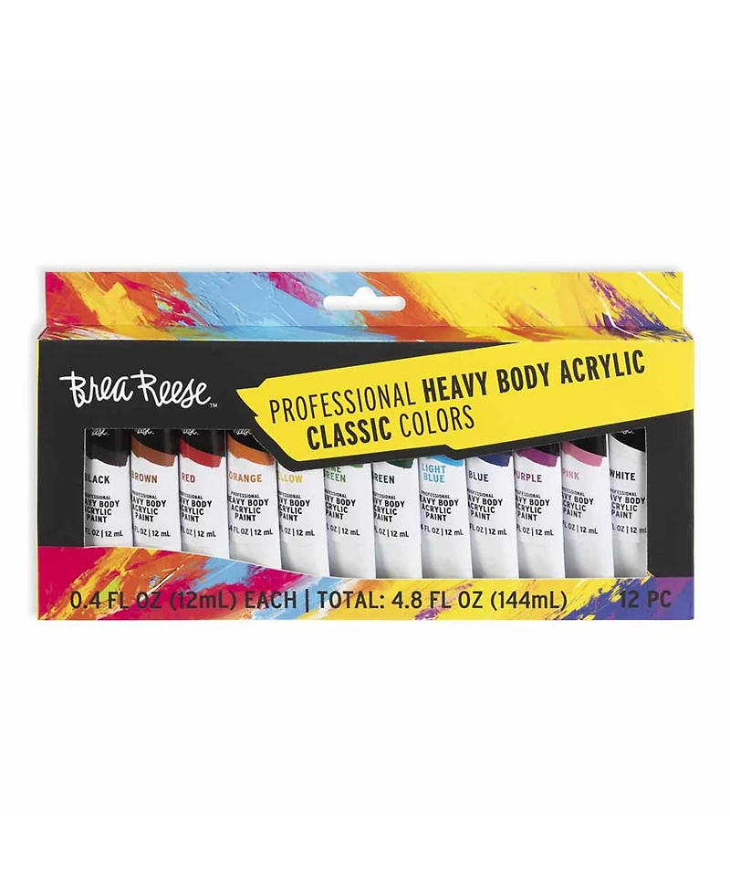 Professional Heavy Body Acrylics: Classic Colors