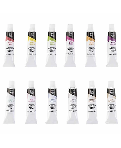 Professional Heavy Body Acrylic: Neon & Metallic