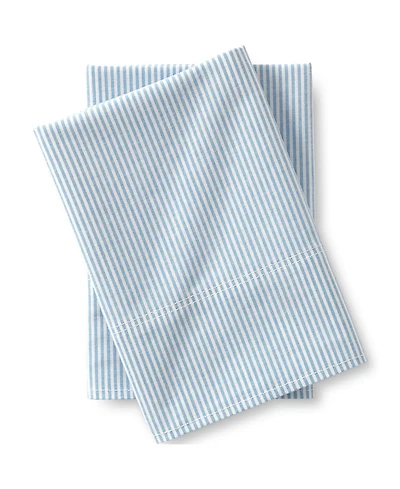 Lands' End Cotton Oxford Stripe Pillowcases