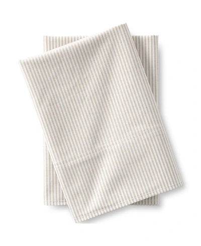 Lands' End Cotton Oxford Stripe Pillowcases