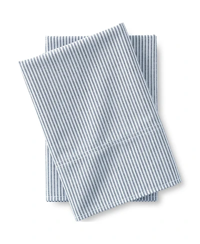 Lands' End Cotton Oxford Stripe Pillowcases