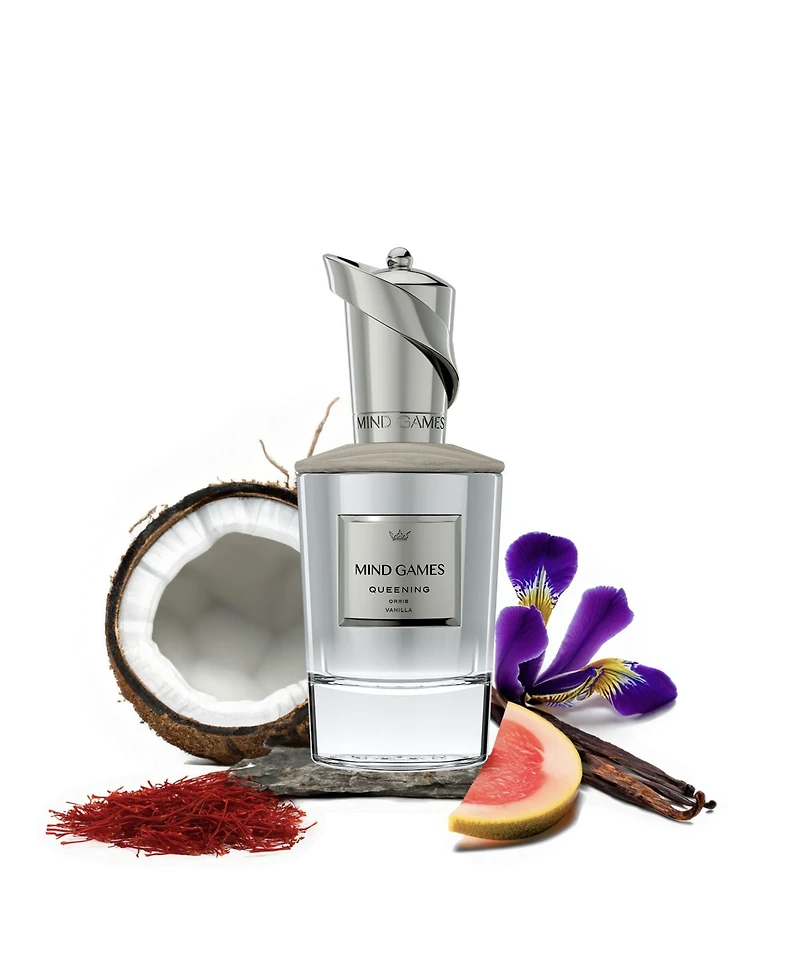 Mind Games Queening - Luxury Perfume with Notes of Apple, Saffron, Fluffy Musk & Coconut - Elegant Extrait de Parfum for Women & Men