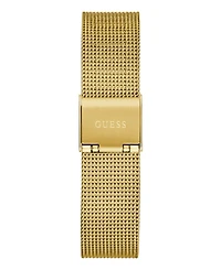 Guess Women's Analog Gold-Tone Mesh Watch, 34mm
