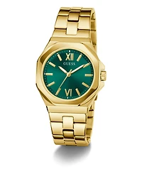 Guess Women's Analog Gold-Tone Stainless Steel Watch, 34mm