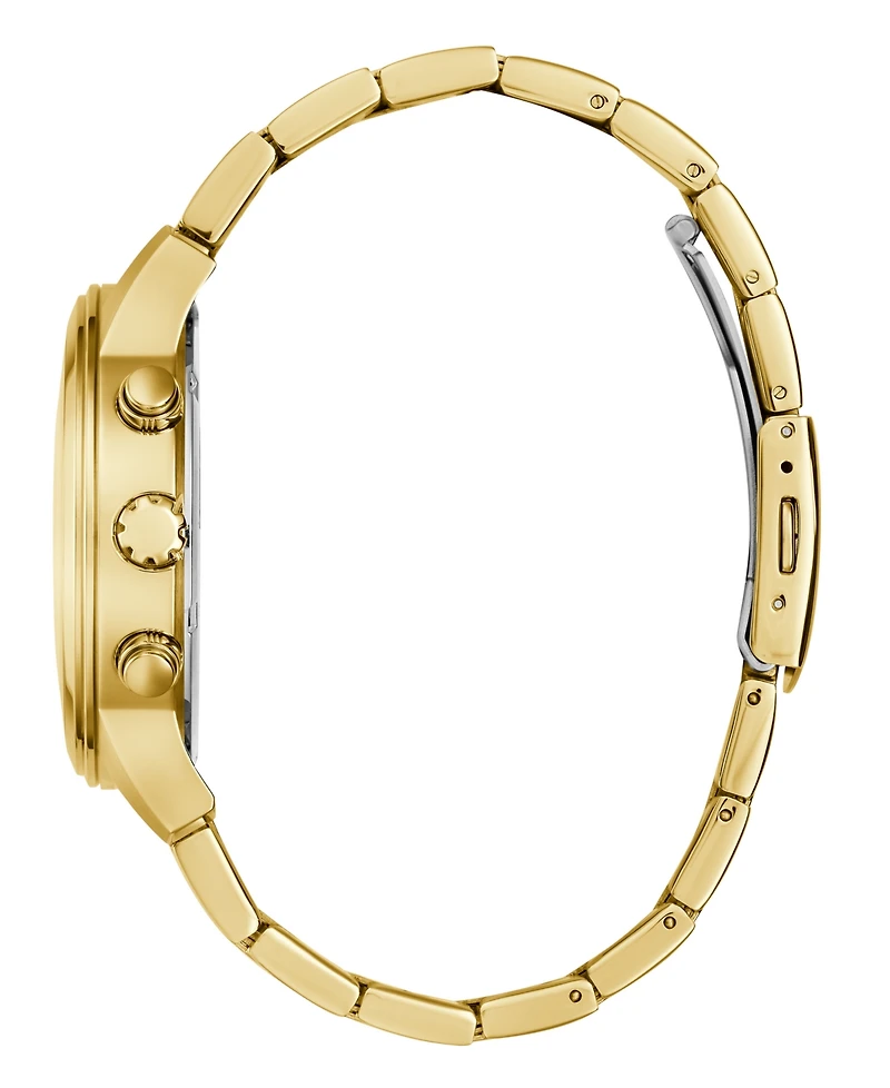 Guess Men's Chronograph Gold-Tone Stainless Steel Watch, 44mm