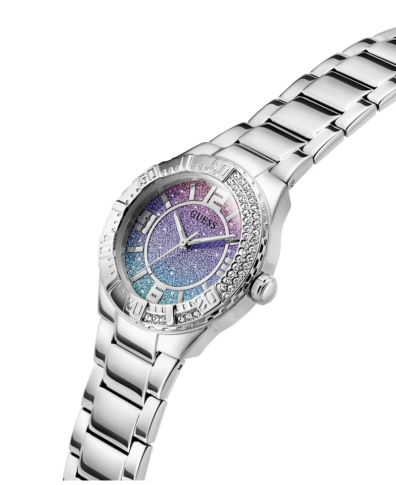 Guess Women's Analog Silver Tone Stainless Steel Watch, 36mm