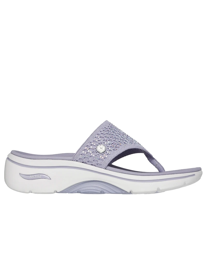 Skechers Women's Martha Stewart: Go Walk Arch Fit 2.0 - Illuminating Sandals from Finish Line