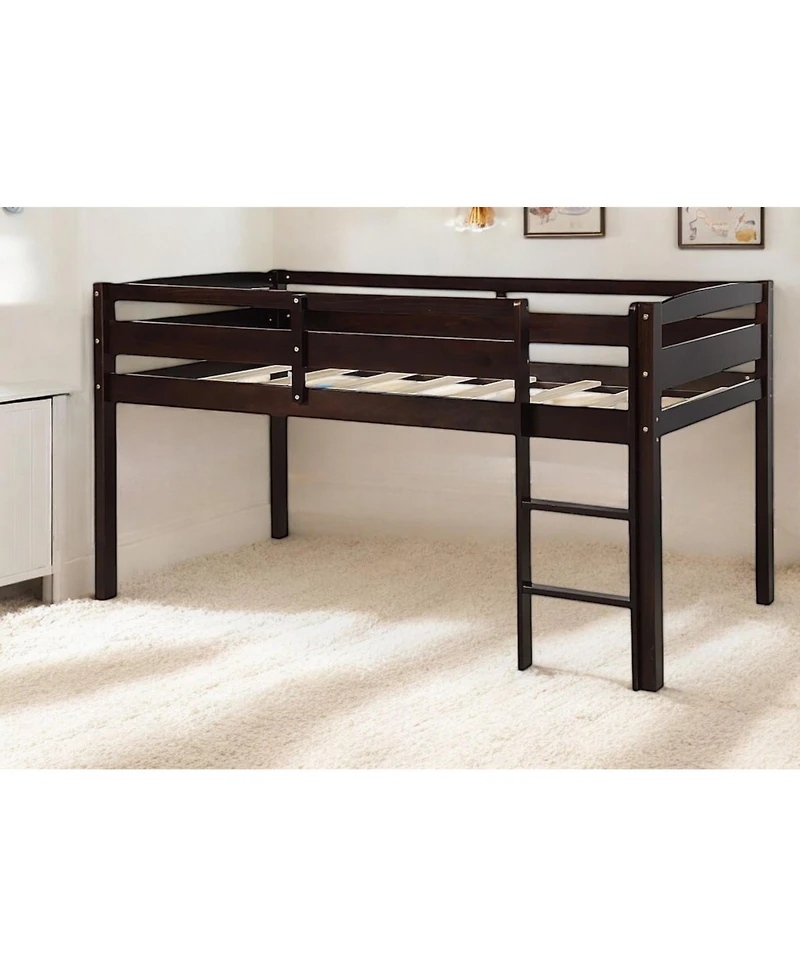 Compact Low Loft Bed – Sturdy and Functional