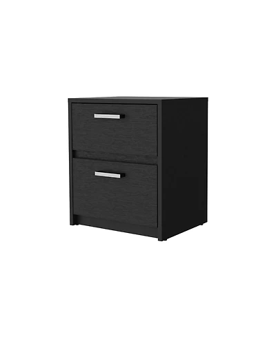 Smart Nightstand with 2 Drawers and Tech Integration