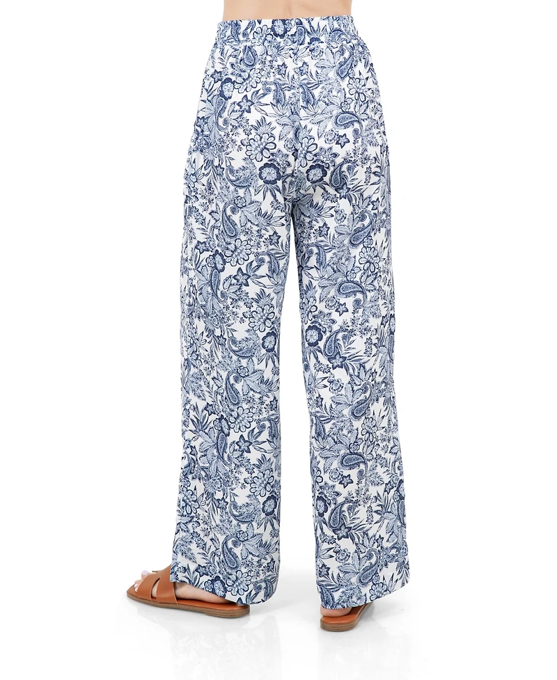Fever Women's Print Drawstring Pant