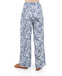 Fever Women's Print Drawstring Pant