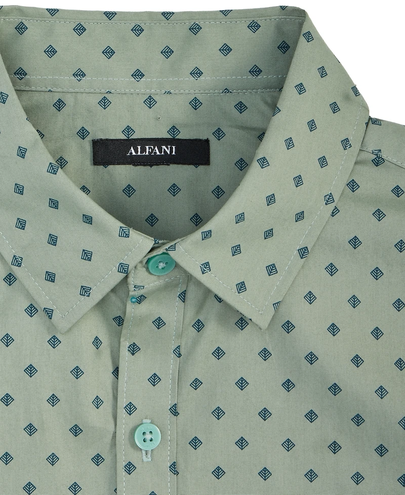 Alfani Men's Geo-Pattern Shirt, Exclusively at Macy's