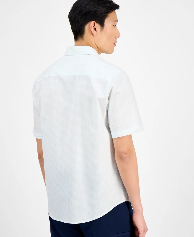 Alfani Men's Geo-Pattern Shirt