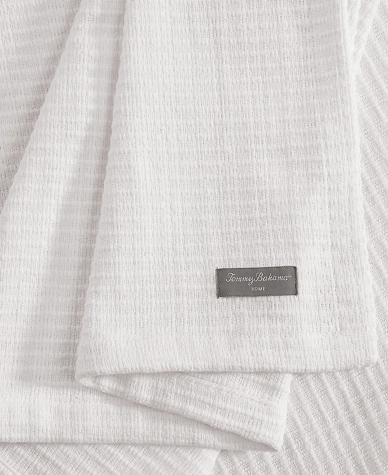 Tommy Bahama Woven Yarn Dyed Cotton Blanket, King