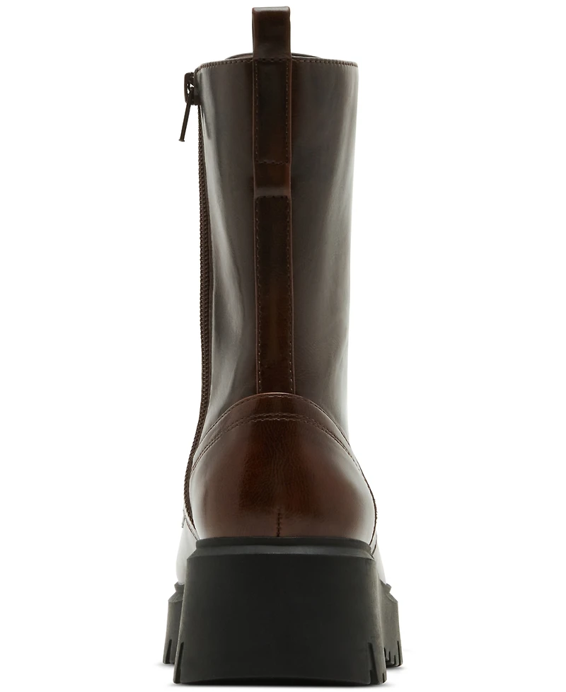 Madden Girl Maisey Lace-Up Combat Booties