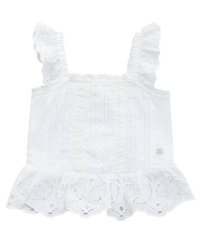 Guess Big Girls Muslin Tank Top