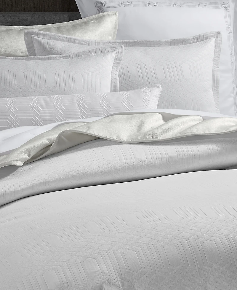 Hotel Collection Italian Positano Matelasse 3-Pc. Duvet Cover Set, Full/Queen, Exclusively at Macy's
