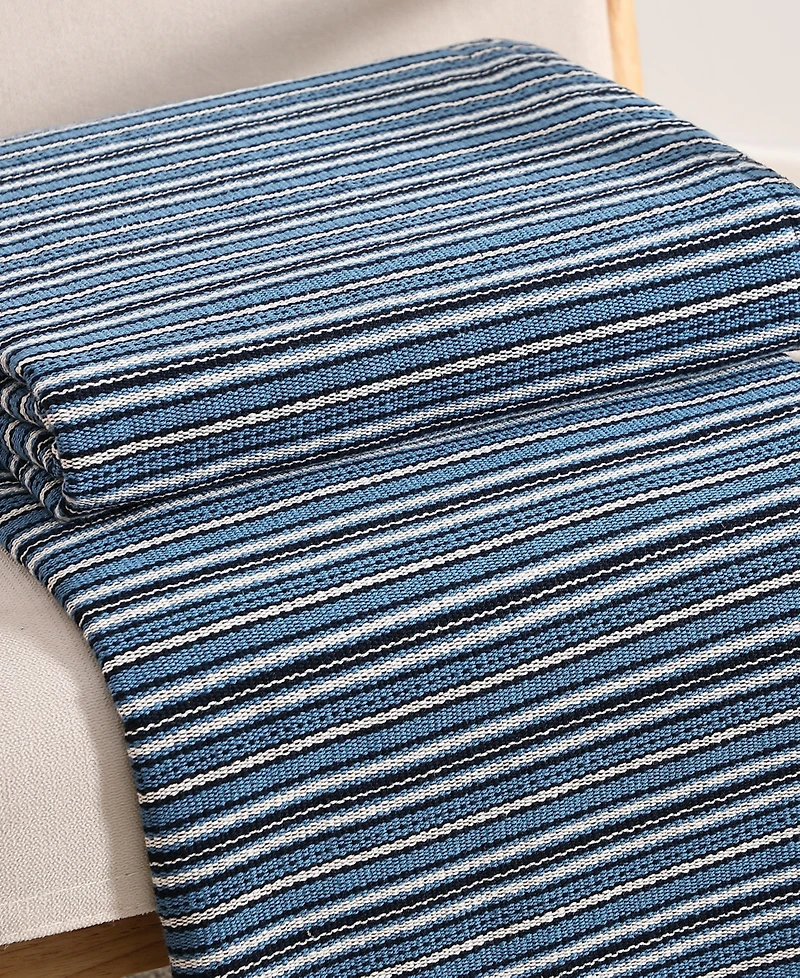 Tommy Hilfiger Nantucket Stripe Cotton Blanket