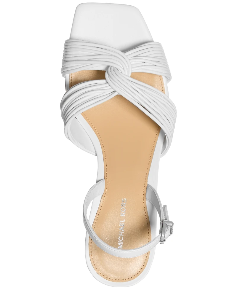 Michael Kors Women's Alessia Kitten-Heel Sandals