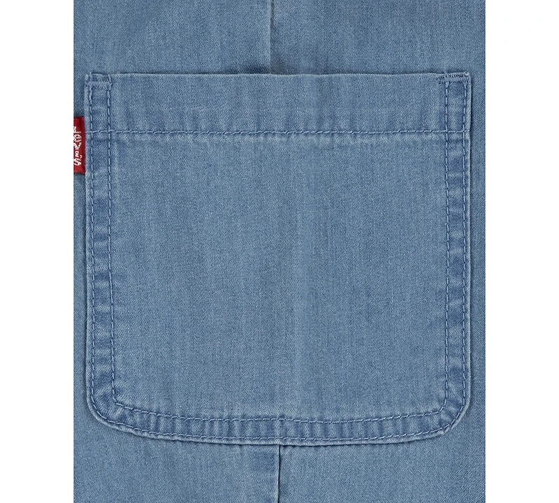 Levi's Baby Boys Bodysuit & Applique Shortalls, 2 Piece Set