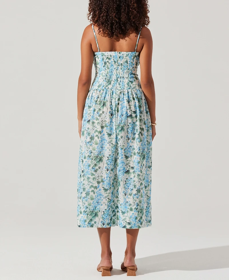 Astr the Label Women's Capria Pleated Midi Dress