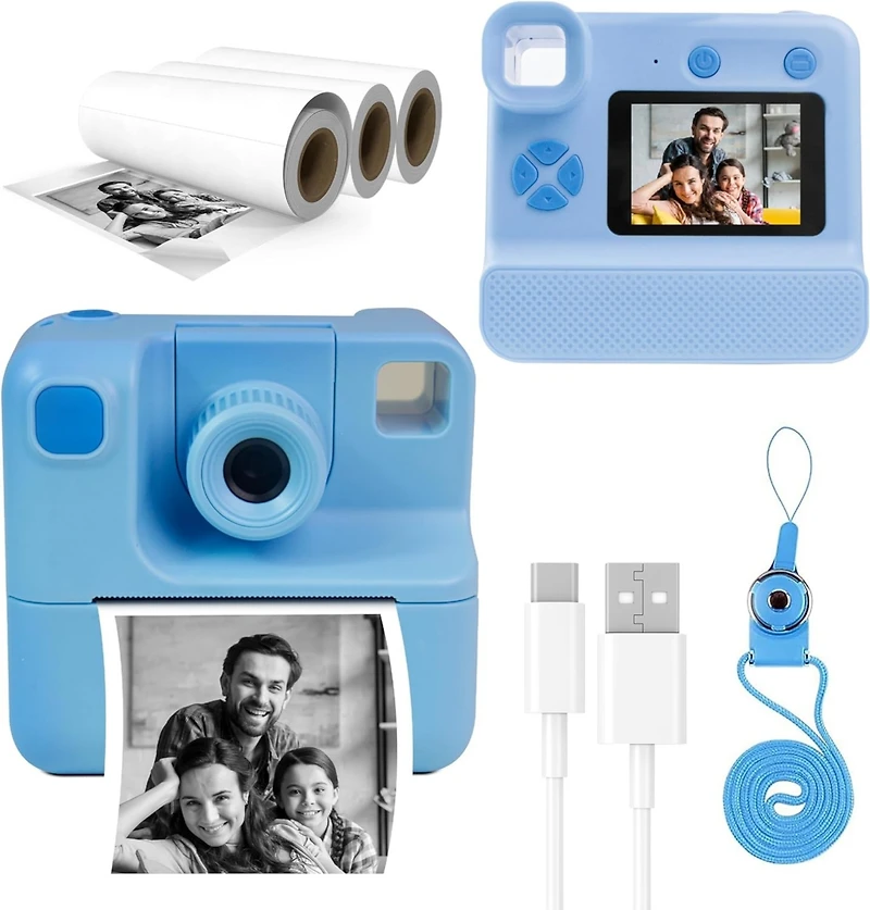 GabbaGoods Insta Print Thermal Printing Camera with Selfie Mode