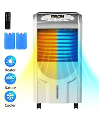 Gymax Air Cooler Heater Portable Evaporative Fan Filter Humidifier