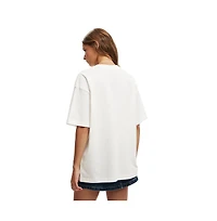 Cotton On Women's The Lcn Music Boxy Graphic Tee