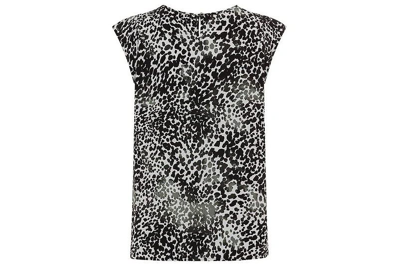 Olsen Women's Modern Animal Print Blouse