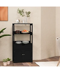Gymax Bathroom Storage Cabinet w/Drawer Shelf Cupboard Floor