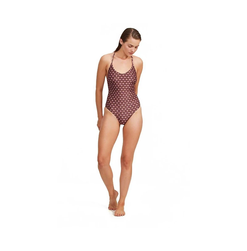 Luma Gottex Women's Vintage Charm Scoop Neck Halter One Piece