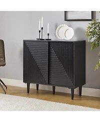 Alfred 34" Tall -Door Accent Cabinet with Adjustable Shelves