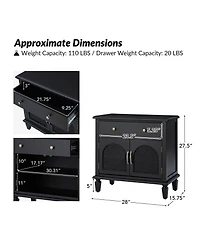 Mauro 27"Tall Nightstand