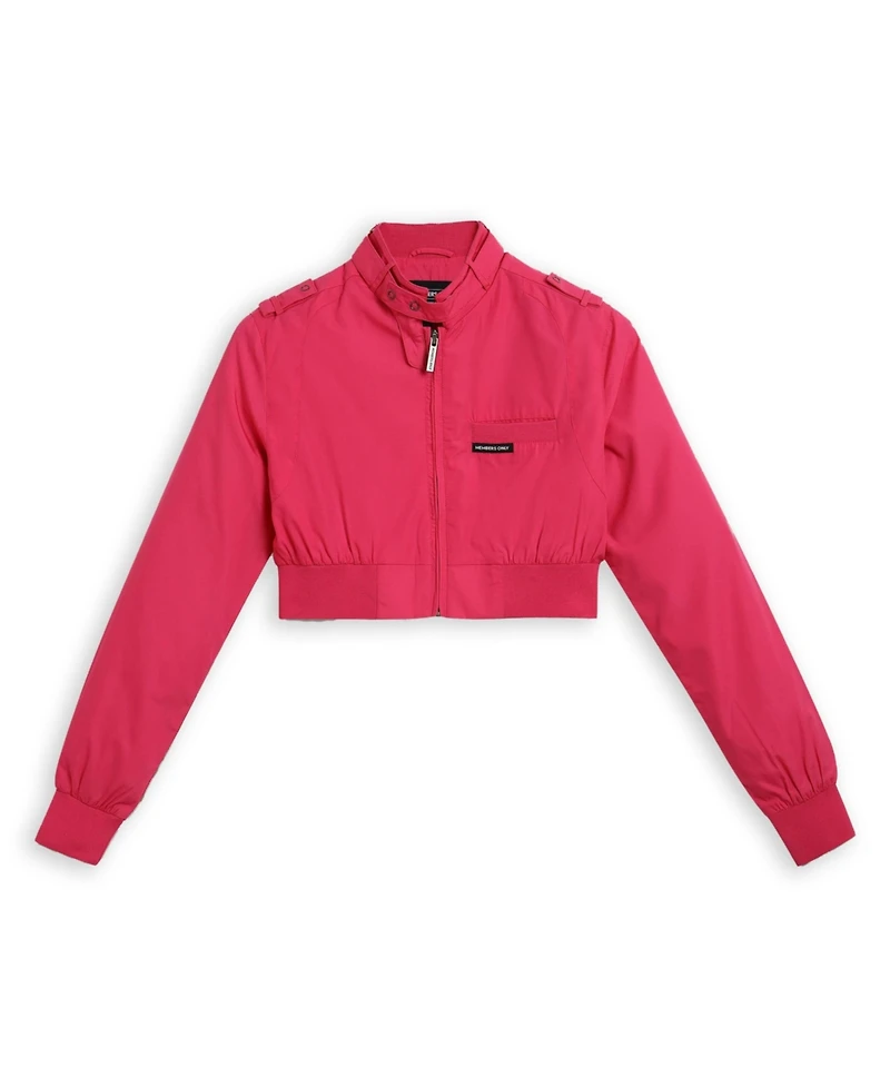 Women's Mini Cropped Racer Jacket